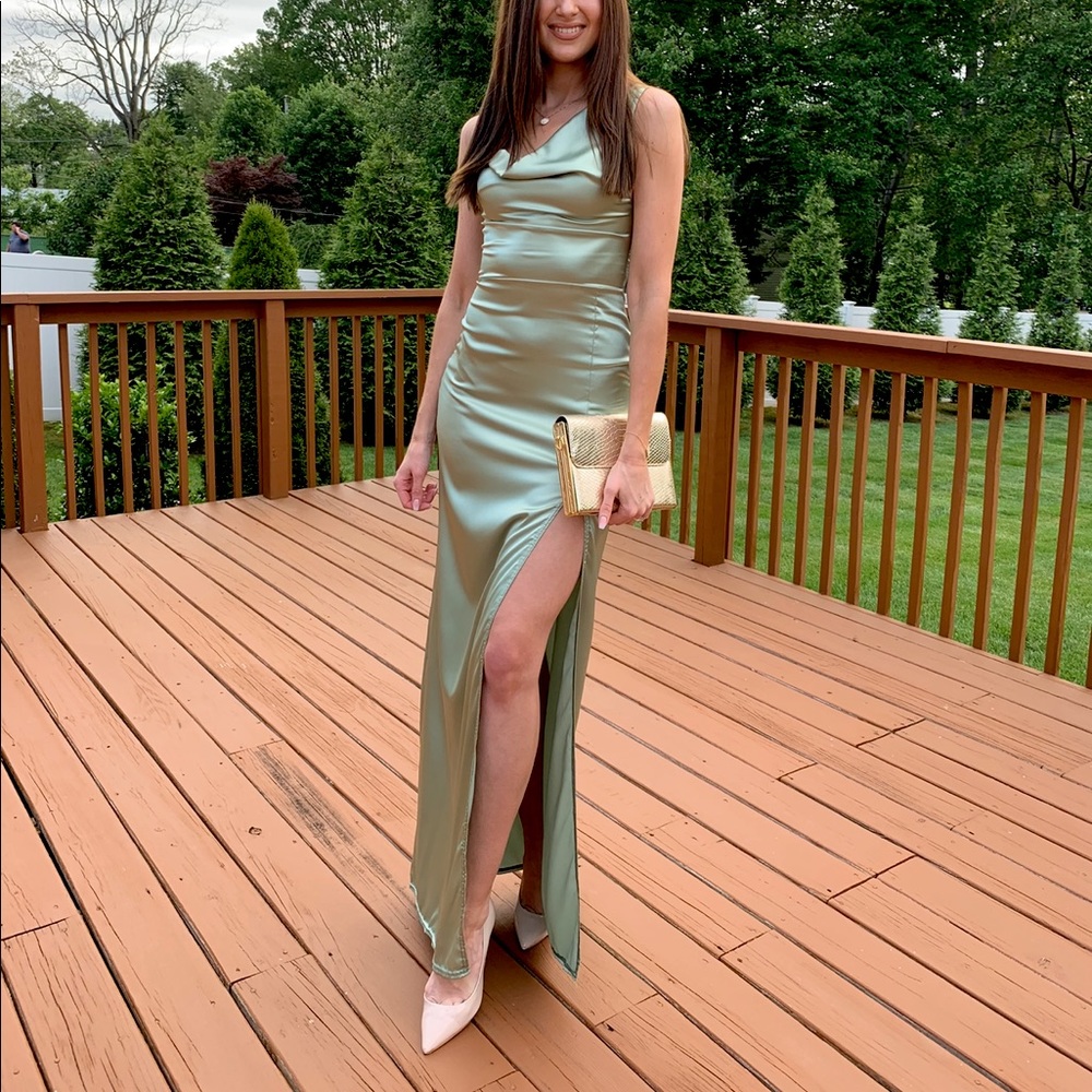 Silk maxi dress